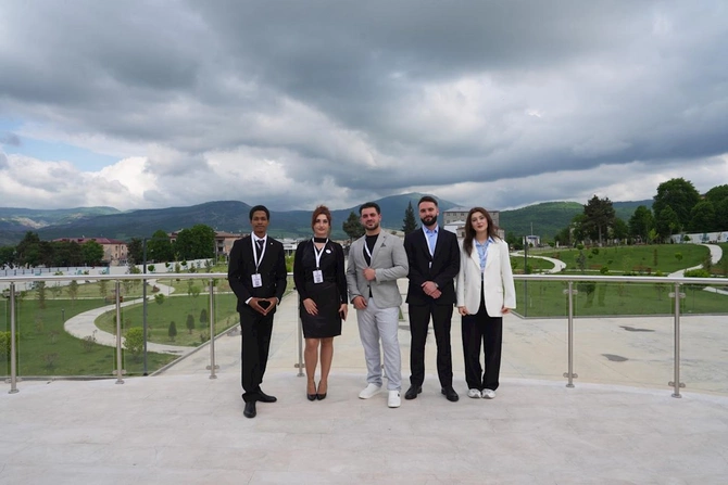 Qarabağda ilk dəfə tələbələrin beynəlxalq BMT Modeli Konfransı keçirilir — FOTOLAR