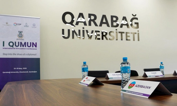 Qarabağda ilk dəfə tələbələrin beynəlxalq BMT Modeli Konfransı keçirilir — FOTOLAR