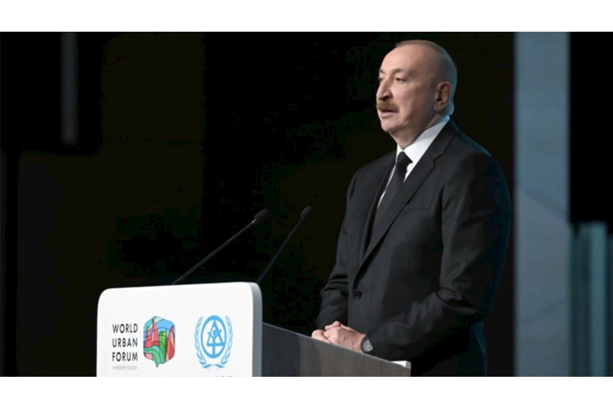 İlham Əliyevin sosial media hesabında WUF13-lə bağlı paylaşım edilib