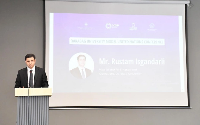 Qarabağda ilk dəfə tələbələrin beynəlxalq BMT Modeli Konfransı keçirilir — FOTOLAR