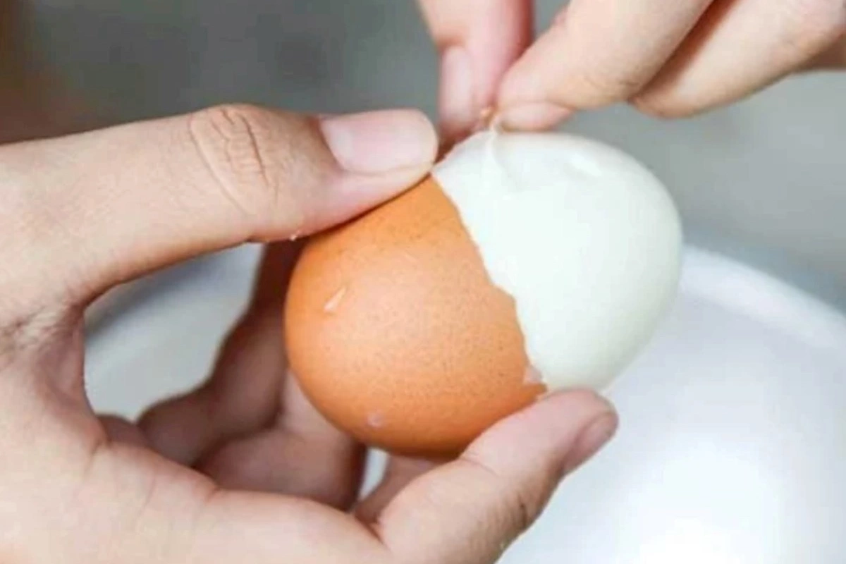 Yumurtanın qabığını asan soymaq üçün sadə üsul: Qaynatma suyuna bunu əlavə edin
