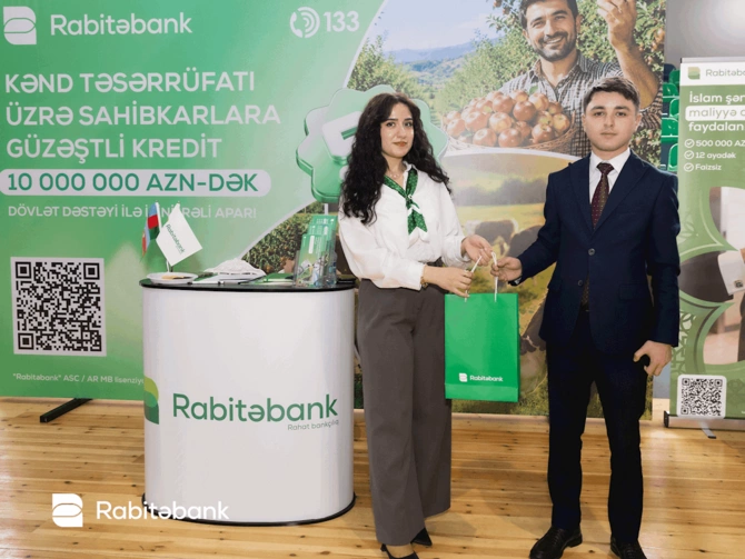 Rabitəbank maliyyə savadlılığı layihəsi çərçivəsində regionlarda sahibkarlığın inkişafına dəstəyini davam etdirir — FOTOLAR