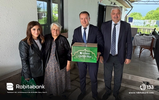Rabitəbank Qurban bayramında Qarabağda yaşayan şəhid və qazi ailələrini ziyarət edib