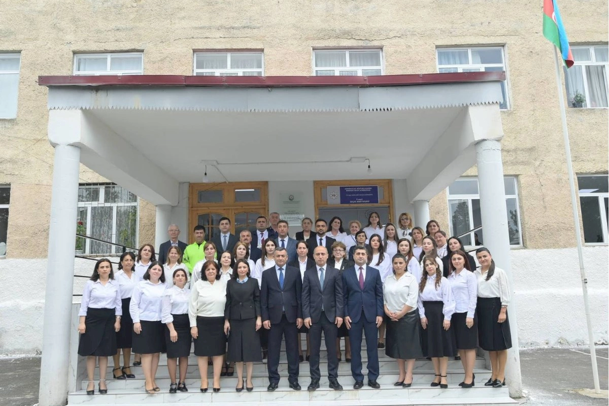 Nazir Qaxda tədris prosesi ilə tanış olub — FOTOLAR
