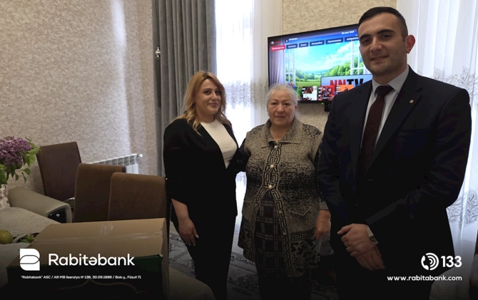 Rabitəbank Qurban bayramında Qarabağda yaşayan şəhid və qazi ailələrini ziyarət edib