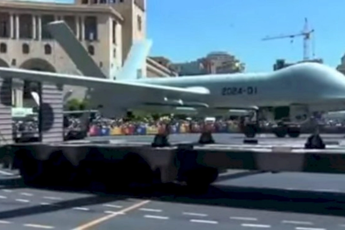 İrəvanda Çindən alınmış dron nümayiş etdirildi — VİDEO