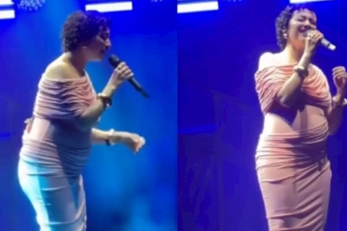 Hamilə halda konsert verdi, tamaşaçılar üsyan etdi