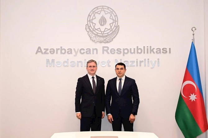 Azərbaycan ilə Serbiya arasında mədəniyyət sahəsində əməkdaşlığın perspektivləri müzakirə olunub — FOTOLAR