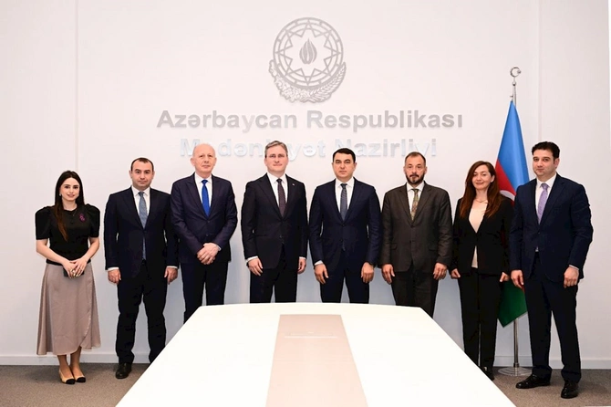 Azərbaycan ilə Serbiya arasında mədəniyyət sahəsində əməkdaşlığın perspektivləri müzakirə olunub — FOTOLAR