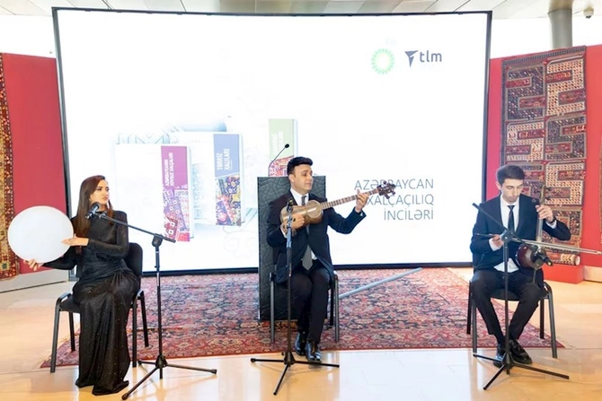 BP və TLM Azərbaycanda xalça sənətinə dair 3 kitabın təqdimatını etdi — FOTOLAR
