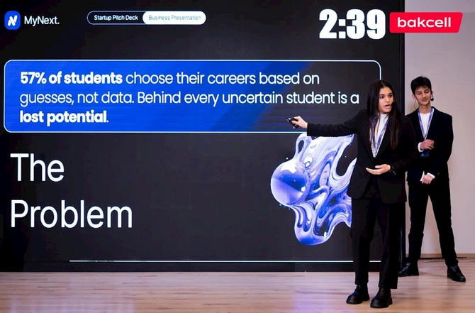 Bakcell “Spark @ LANDAU” proqramının innovasiya tərəfdaşıdır — FOTOLAR Bakcell “Spark @ LANDAU” proqramının innovasiya tərəfdaşıdır — FOTOLAR