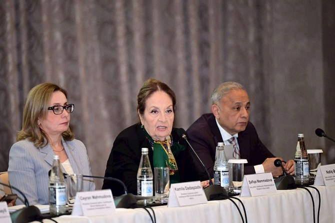 İncəsənət sahəsinin kompleks inkişafı ilə bağlı müzakirə aparılıb — FOTOLAR