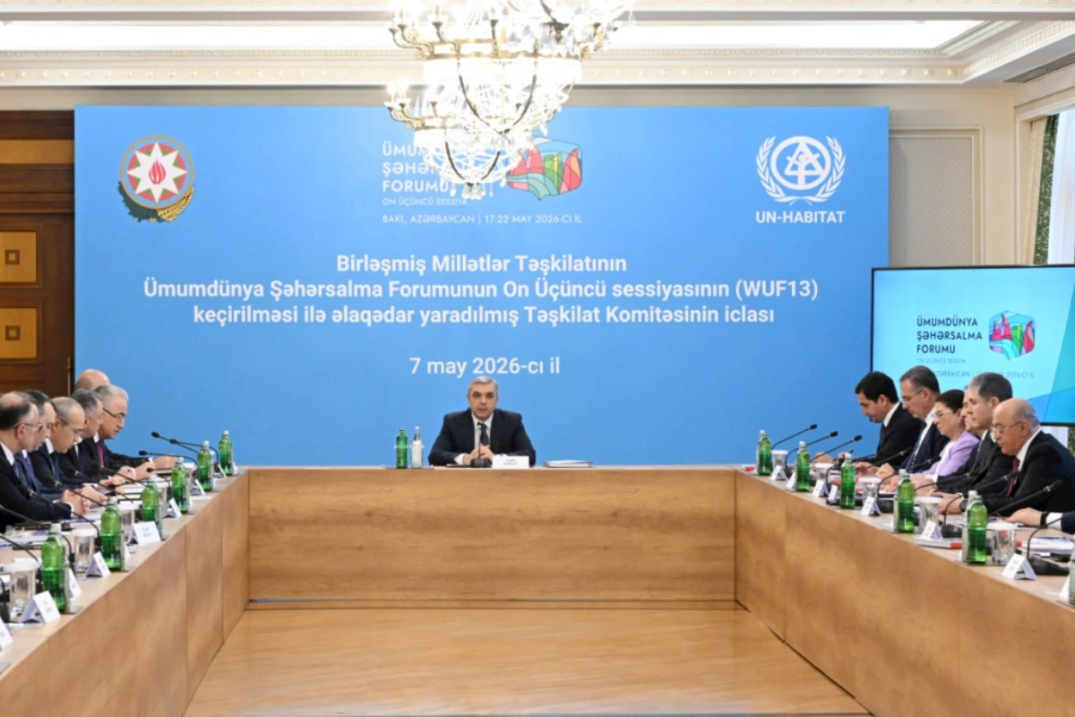 WUF13-ün təşkili ilə əlaqədar yaradılmış Təşkilat Komitəsinin iclası keçirilib — FOTOLAR