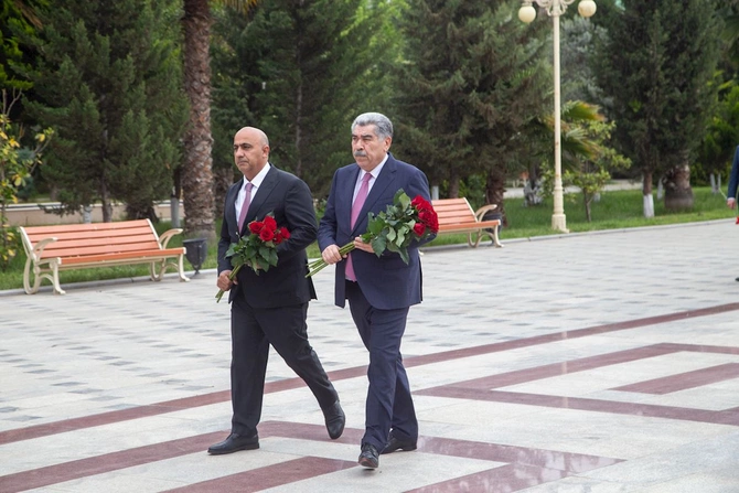 Salyanda Heydər Əliyevin anadan olmasının 103-cü ildönümünə həsr olunmuş tədbir keçirildi — FOTOLAR