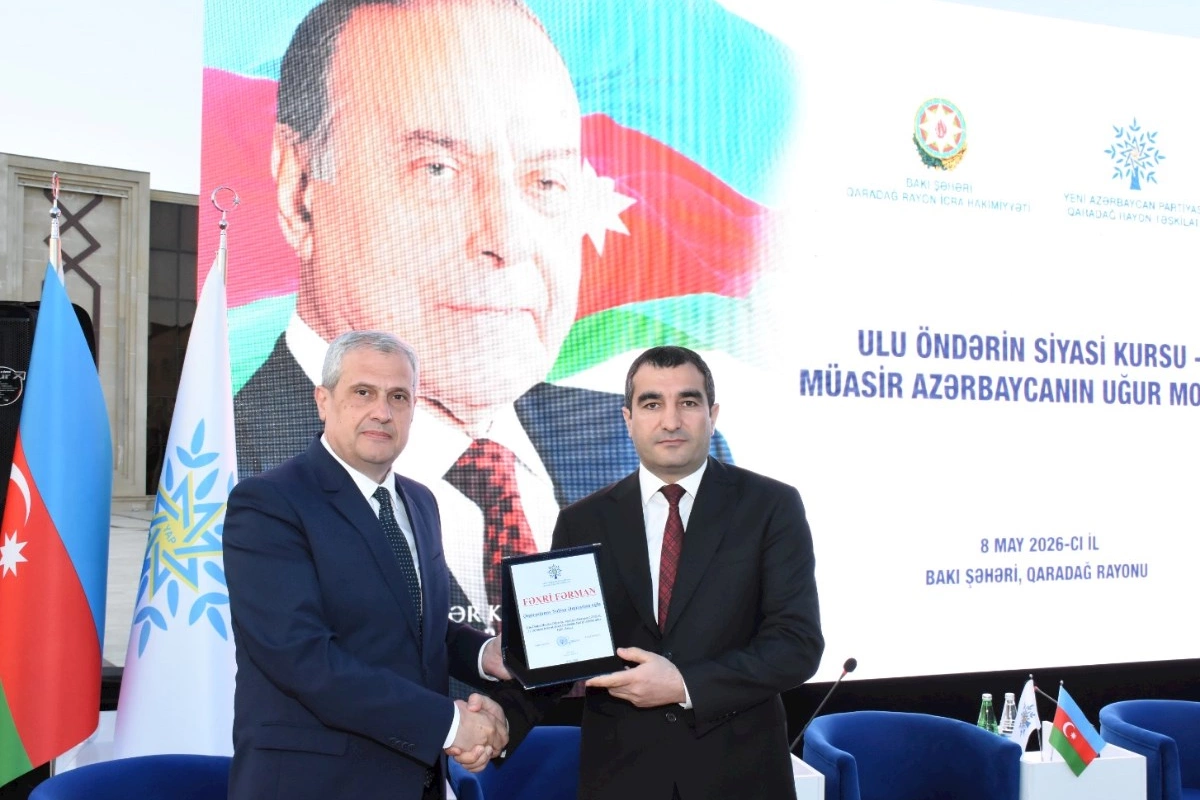Qaradağ rayonu Sukanal İdarəsinin rəisi Sultan Əmiraslanov fəxri fərmanla təltif olundu — FOTOLAR