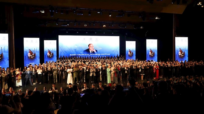 Bədii yaradıcılıq müsabiqə-festivalının yekun konserti keçirildi — FOTOLAR