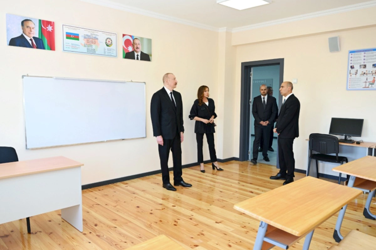 İlham Əliyev Cəbrayıl rayonunun Şükürbəyli kəndinin açılışında iştirak edib — FOTOLAR