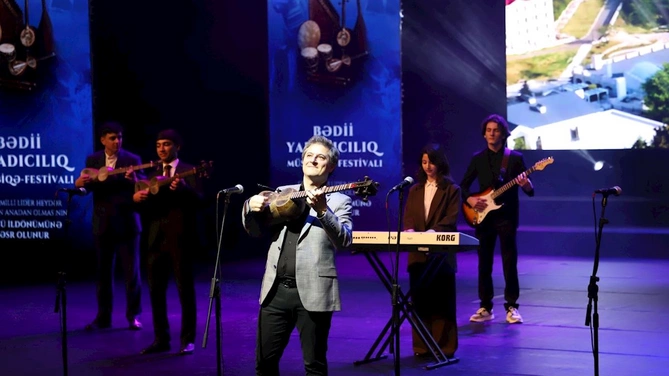 Bədii yaradıcılıq müsabiqə-festivalının yekun konserti keçirildi — FOTOLAR