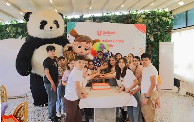 Unibank şəhid və qazi övladları üçün Şirvanda bayram tədbiri keçirib Unibank şəhid və qazi övladları üçün Şirvanda bayram tədbiri keçirib