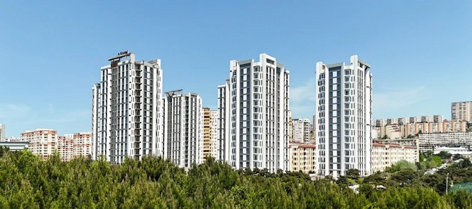 Highland Residence də 2 və 3 otaq studiya mənzillər ipoteka imkanı ilə — Kristal
