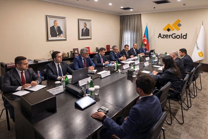 AzerGoldda Kəlbəcərin Söyüdlü qızıl yatağı layihəsinin icra vəziyyəti nəzərdən keçirildi — FOTOLAR