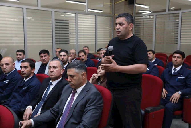 Naxçıvanda qaz şəbəkəsinə qoşulma ilə bağlı məlumatlandırma tədbiri keçirildi — FOTOLAR