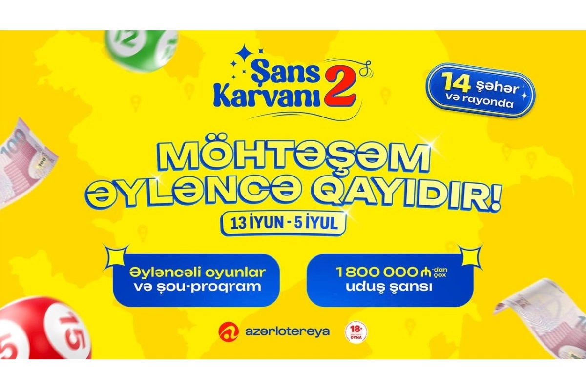 “Azərlotereya” ilə möhtəşəm əyləncə geri qayıdır!