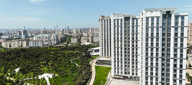 Highland Residence də 2 və 3 otaq studiya mənzillər ipoteka imkanı ilə — Kristal