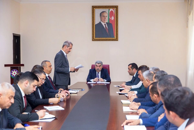 İcra başçısı tapşırıq verdi: Salyanda taxıl qərargahının mühüm iclası keçirildi — FOTOLAR