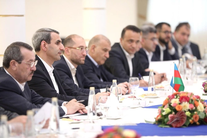 ADY sədri Astara Terminalında aparılan tikinti işləri ilə tanış oldu — FOTOLAR