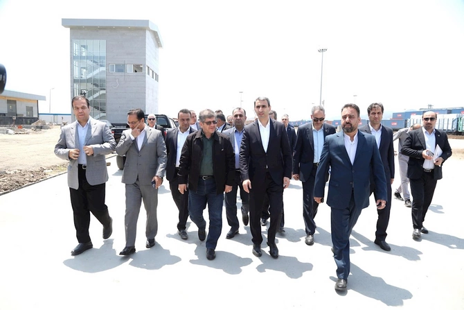 ADY sədri Astara Terminalında aparılan tikinti işləri ilə tanış oldu — FOTOLAR