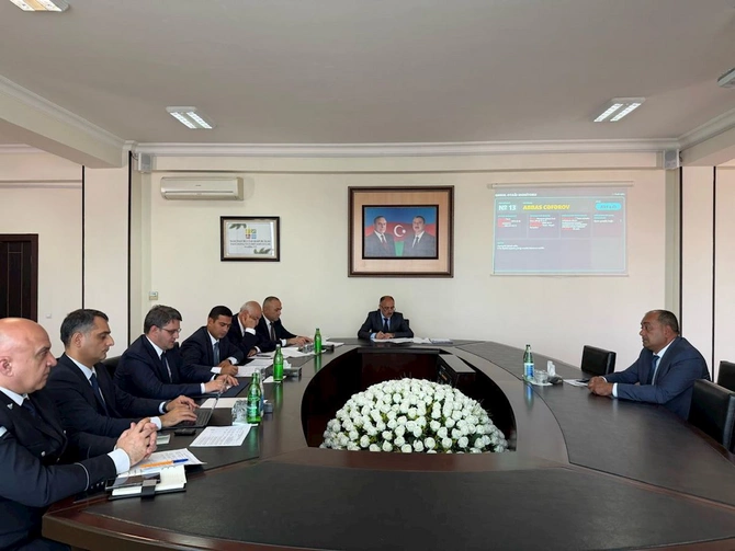 Ekologiya və təbii sərvətlər naziri Naxçıvanda vətəndaşları qəbul edib — FOTOLAR
