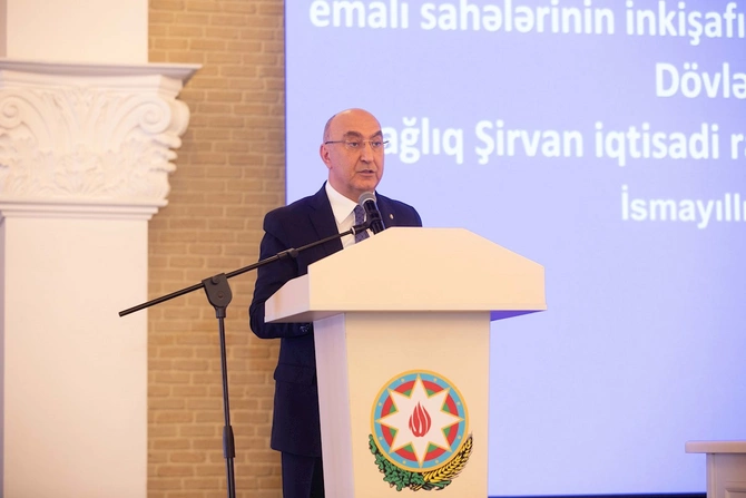 İsmayıllıda aqrar sahədə yeni Dövlət Proqramının müzakirəsi ilə bağlı regional müşavirə keçirilib — FOTOLAR İsmayıllıda aqrar sahədə yeni Dövlət Proqramının müzakirəsi ilə bağlı regional müşavirə keçirilib — FOTOLAR