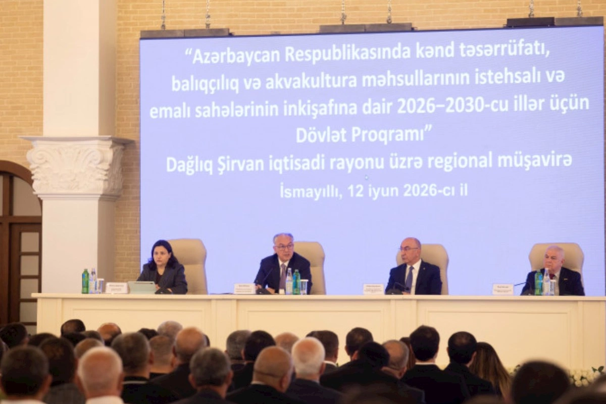 İsmayıllıda aqrar sahədə yeni Dövlət Proqramının müzakirəsi ilə bağlı regional müşavirə keçirilib — FOTOLAR