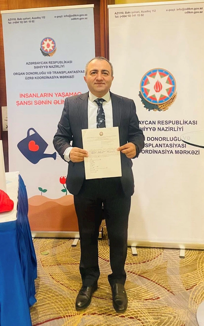 Tanınmış jurnalist orqanlarını bağışlayacaq — FOTO