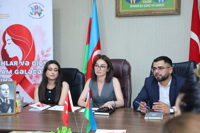 Abşeron rayonunda “Qadınlar və QİÇS: Sağlam Gələcək Naminə” layihəsi çərçivəsində maarifləndirici təlim keçirilib — FOTOLAR
