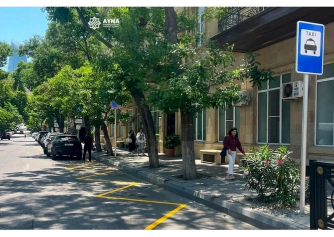 Bakında bu ünvanlarda parklanma yerlərinin bəzi hissəsi ləğv edildi — SƏBƏB (FOTOLAR)