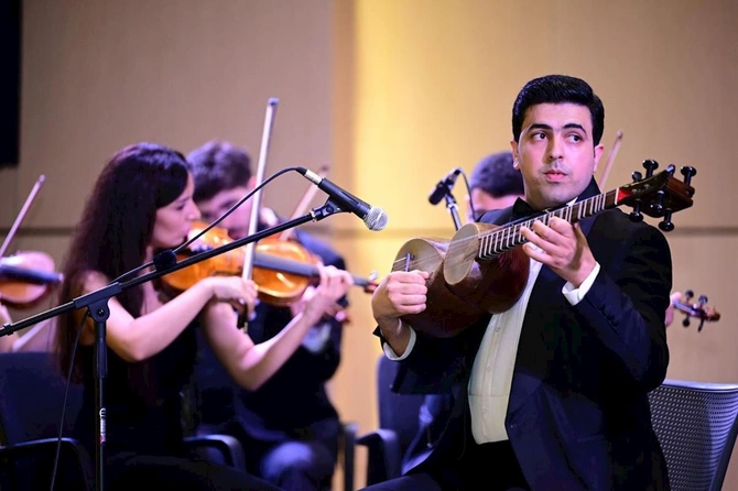 Xankəndi Mədəniyyət Mərkəzində ilk dəfə Milli Qurtuluş Gününə həsr olunan təntənəli konsert keçirilib — FOTOLAR