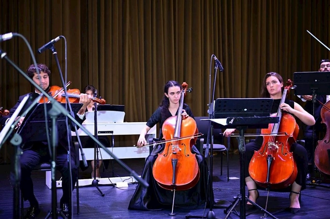 Xankəndi Mədəniyyət Mərkəzində ilk dəfə Milli Qurtuluş Gününə həsr olunan təntənəli konsert keçirilib — FOTOLAR