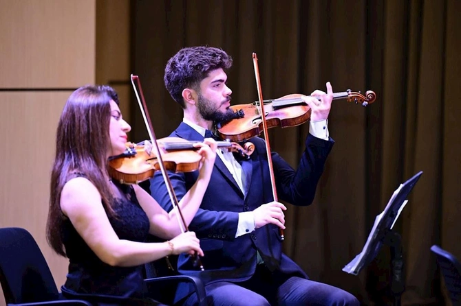 Xankəndi Mədəniyyət Mərkəzində ilk dəfə Milli Qurtuluş Gününə həsr olunan təntənəli konsert keçirilib — FOTOLAR