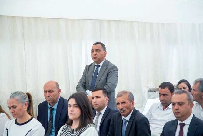 İcra başçısı Seyidsadıqlı kəndində görüş keçirib — FOTOLAR