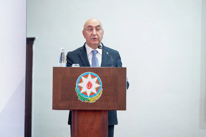 Ağcabədidə aqrar sahədə yeni Dövlət Proqramının müzakirəsi ilə bağlı regional müşavirə keçirilib — FOTOLAR