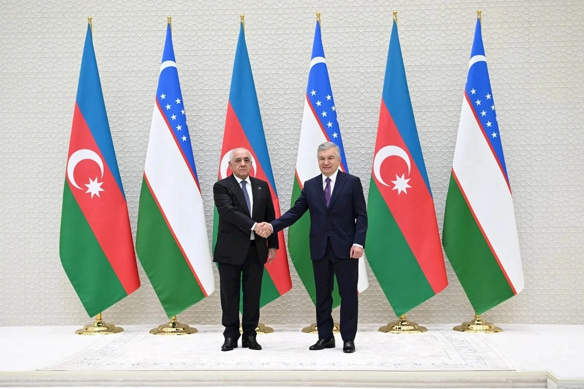 Əli Əsədov Özbəkistan Prezidenti ilə görüşdü — FOTOLAR