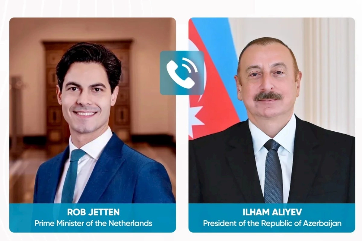 İlham Əliyev Niderlandın Baş naziri ilə telefon danışığı aparıb