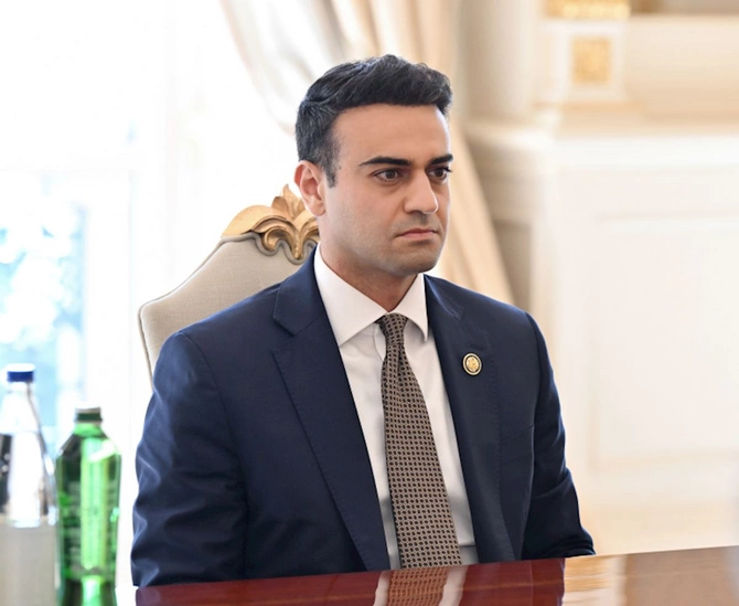 İlham Əliyev ABŞ Konqresinin Nümayəndələr Palatasının üzvünü qəbul edib — FOTOLAR