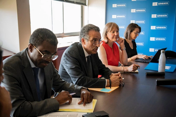 UNESCO ilə mədəniyyət sahəsində əməkdaşlığın yeni istiqamətləri müzakirə olunub — FOTOLAR