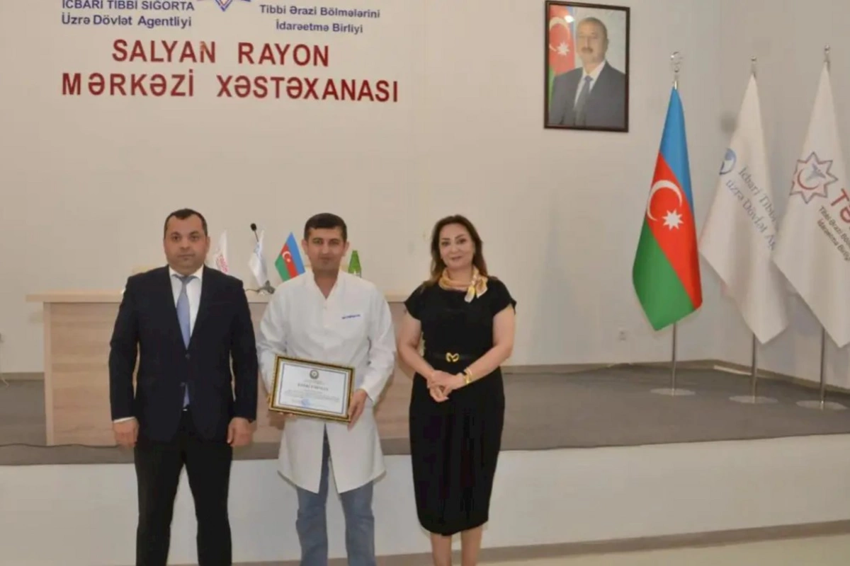 Salyanda tibb işçilərinin peşə bayramı qeyd olundu — FOTOLAR