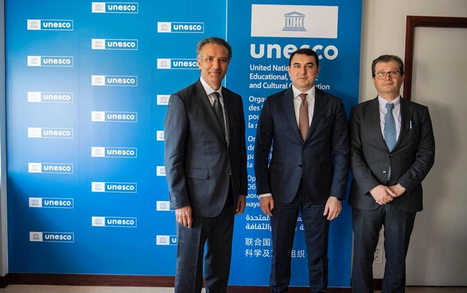 UNESCO ilə mədəniyyət sahəsində əməkdaşlığın yeni istiqamətləri müzakirə olunub — FOTOLAR