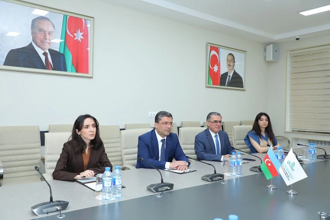MEDİA-da İƏT-in Xəbər Agentlikləri Birliyinin baş direktoru ilə görüş keçirildi — FOTOLAR