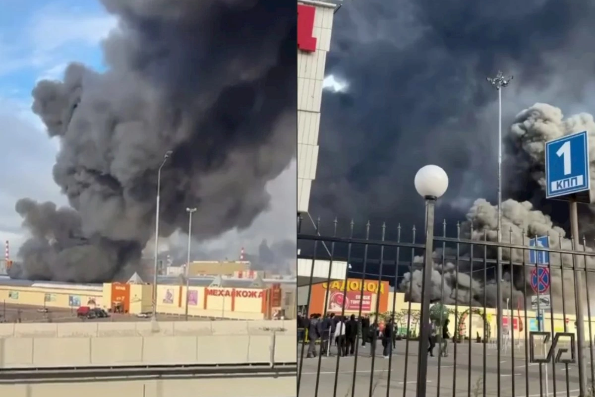 Azərbaycanlı milyarderlərin Moskvadakı bazarı PUA ilə vuruldu — VİDEO